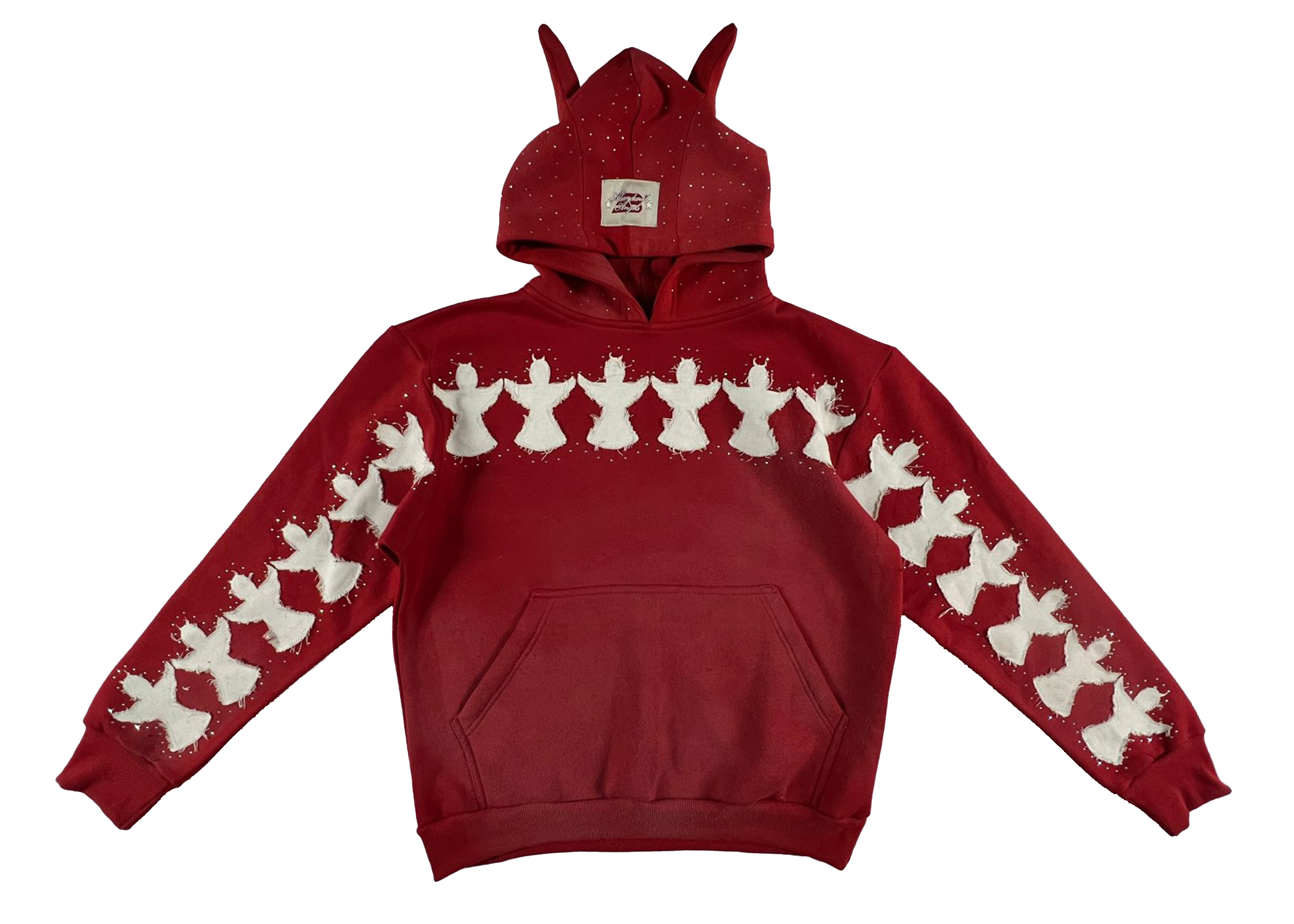Abandoned Angels "Red Rhinestone" OG Hoodie